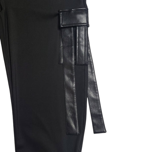 Cutout Cargo Leggings