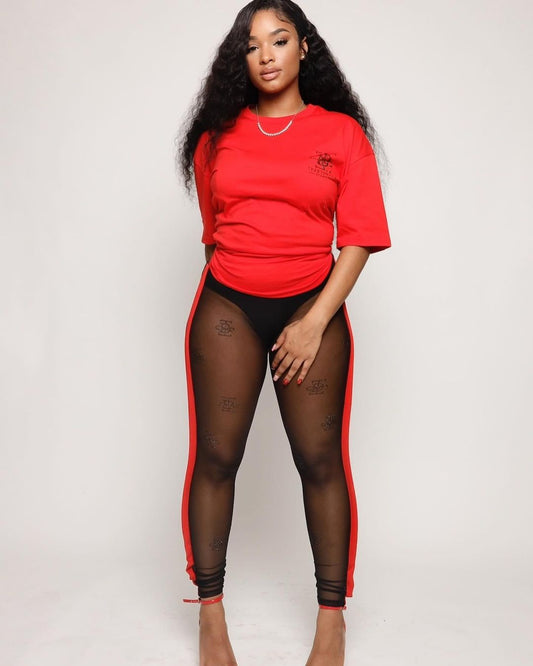 Scarlet obsession mesh leggings