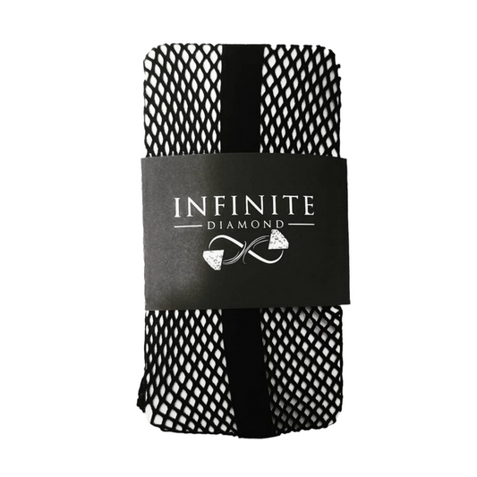 Striped Fishnet Tights