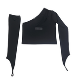 Asymmetrical Crop Top