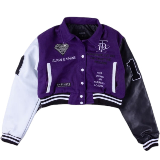 11:11  Cropped Varsity Jacket